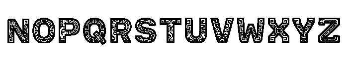 Solara Regular Font UPPERCASE