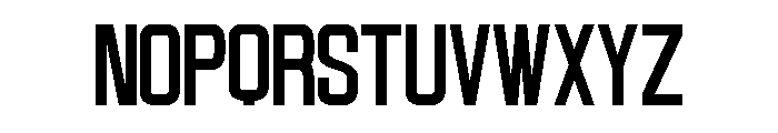 Soldout Regular Font LOWERCASE