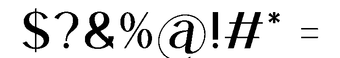 Solera Font OTHER CHARS
