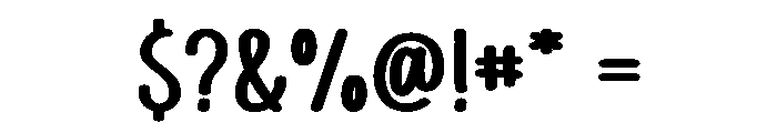 Solid Entry Font OTHER CHARS