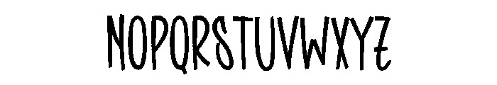 Solitude December Font UPPERCASE