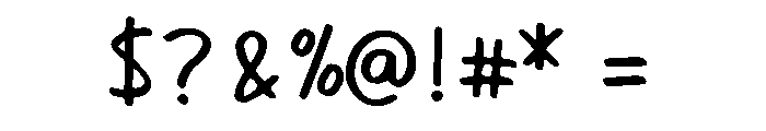 Solitude Marker Regular Font OTHER CHARS