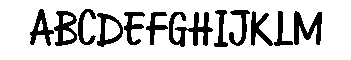 Solitude Marker Regular Font UPPERCASE