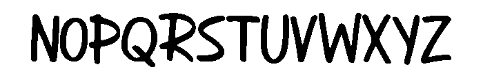 Solitude Marker Regular Font UPPERCASE