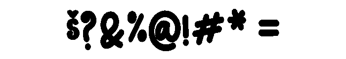 Solitude Saturdays Font OTHER CHARS