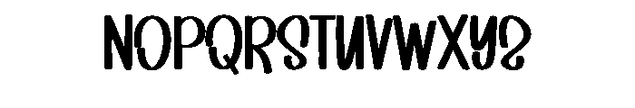 Solitude Saturdays Font UPPERCASE
