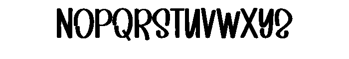 Solitude Saturdays Font LOWERCASE