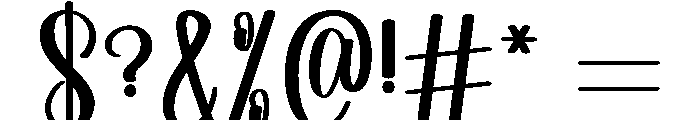 Solitude Valenine Font OTHER CHARS