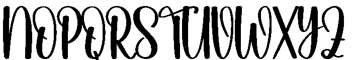 Solitude Valenine Font UPPERCASE