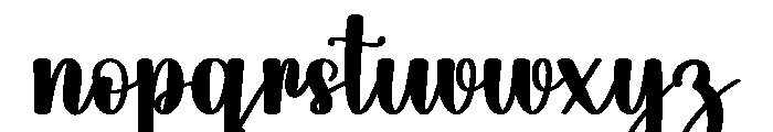 Solitude Valenine Font LOWERCASE