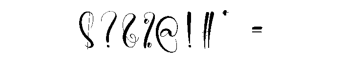Solitude Valentine Font OTHER CHARS