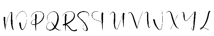 Solitude Valentine Font UPPERCASE