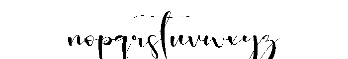 Solitude Valentine Font LOWERCASE