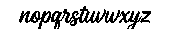 Solivara Regular Font LOWERCASE
