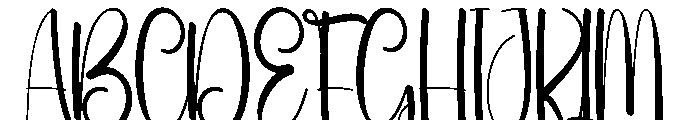 Solmerist Font UPPERCASE