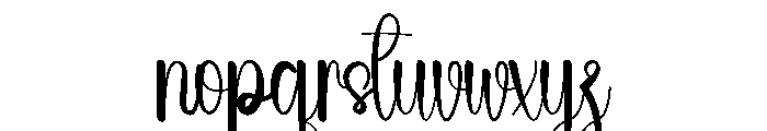 Solmerist Font LOWERCASE