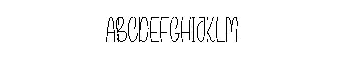 Solmethink Slanted Font UPPERCASE