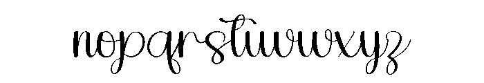 Solo Handling Font LOWERCASE