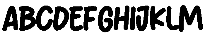 Solo Man Font UPPERCASE