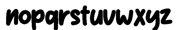Solo Man Font LOWERCASE