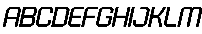 Soltare Italic Font UPPERCASE