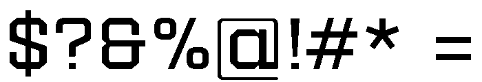 Soltare Regular Font OTHER CHARS