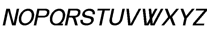 Soltyer Italic Font UPPERCASE