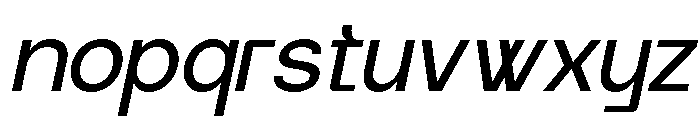 Soltyer Italic Font LOWERCASE