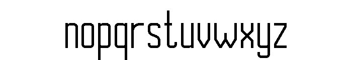 Solvane Font LOWERCASE