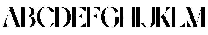 Solveige Atelier Bold Font UPPERCASE
