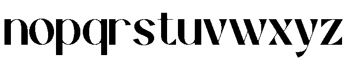 Solveige Atelier Bold Font LOWERCASE