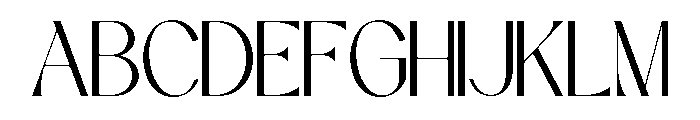 Solveige Atelier Extra Light Font UPPERCASE