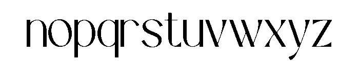Solveige Atelier Extra Light Font LOWERCASE