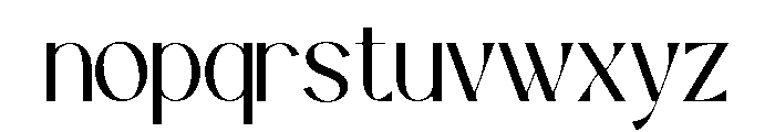 Solveige Atelier Light Font LOWERCASE