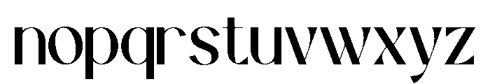 Solveige Atelier Medium Font LOWERCASE