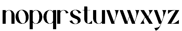 Solveige Atelier Semi Bold Font LOWERCASE