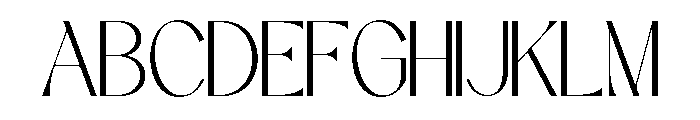 Solveige Atelier Thin Font UPPERCASE