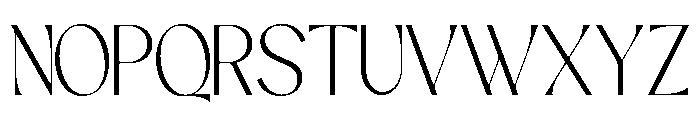 Solveige Atelier Thin Font UPPERCASE