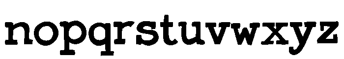 Solven Regular Font LOWERCASE