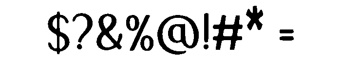 Solvia Font OTHER CHARS