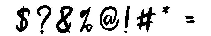 Solvina Font OTHER CHARS