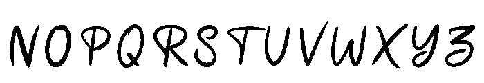 Solvina Font UPPERCASE