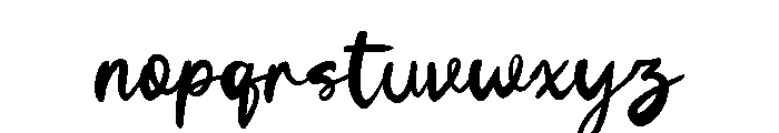 Solvina Font LOWERCASE