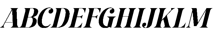 Solyra Italic Font UPPERCASE