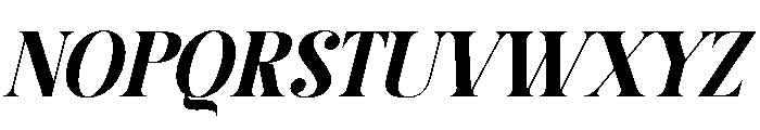 Solyra Italic Font UPPERCASE
