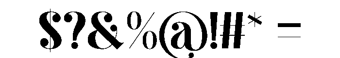 Solyra Regular Font OTHER CHARS