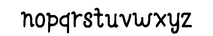 Sombra Font LOWERCASE