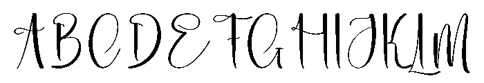 Someday Camping Font UPPERCASE