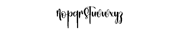 Someday Camping Font LOWERCASE