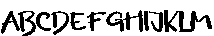 Someday Handwritten Font UPPERCASE